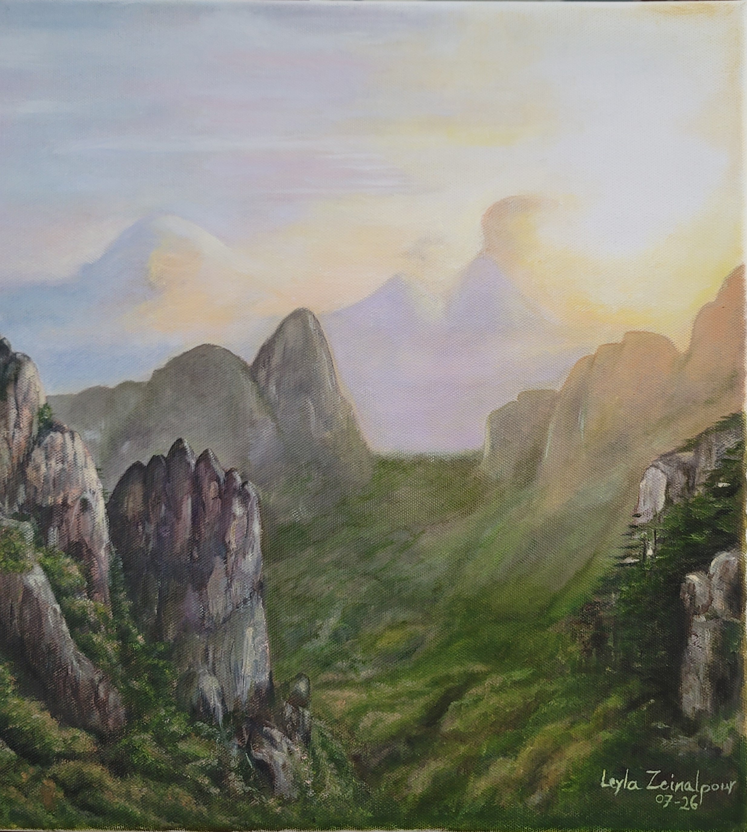 Evening Light — right detail
